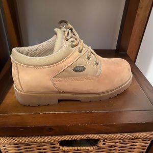 LUGZ low cut boots.